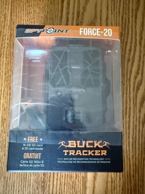 SPYPOINT Force-20 Buck Tracker Trail Camera - Black